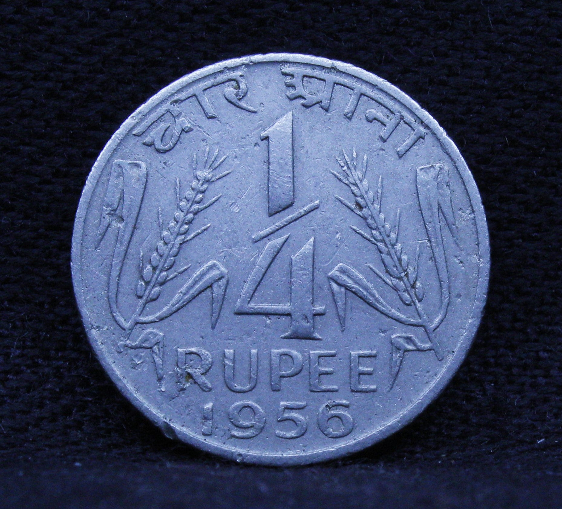 Quarter Rs - Corn Sheaf -1955-UNC
