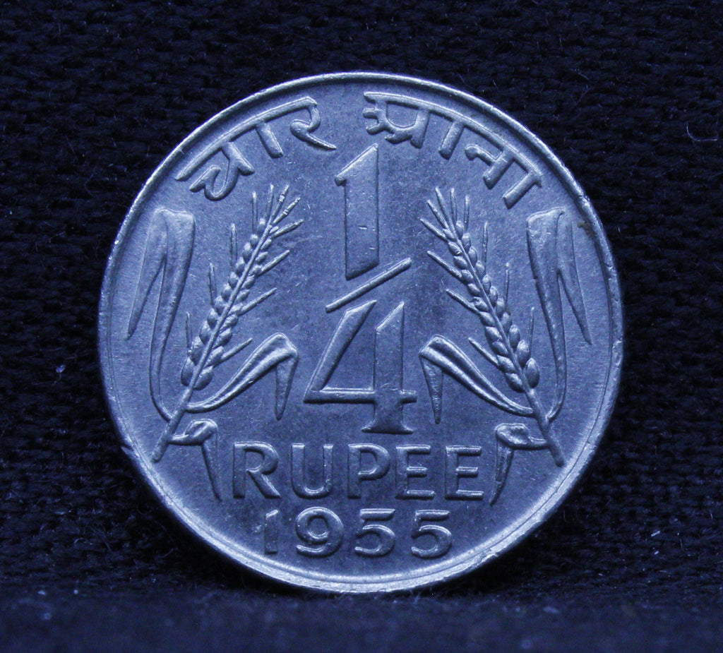 Quarter Rs - Corn Sheaf -1955-UNC
