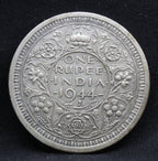 One Rupee 1944 George VI Silver coins