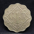 1 Anna 1944 George VI Copper-Nickel coins