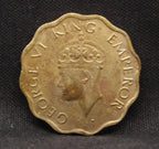 1 Anna 1944 George VI Copper-Nickel coins