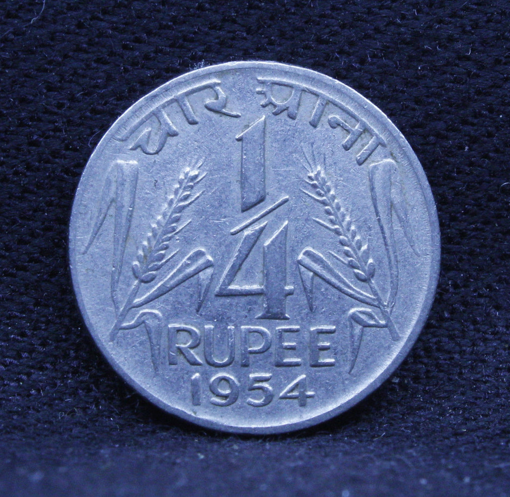 Quarter RS - Corn Sheaf- 1954 - UNC