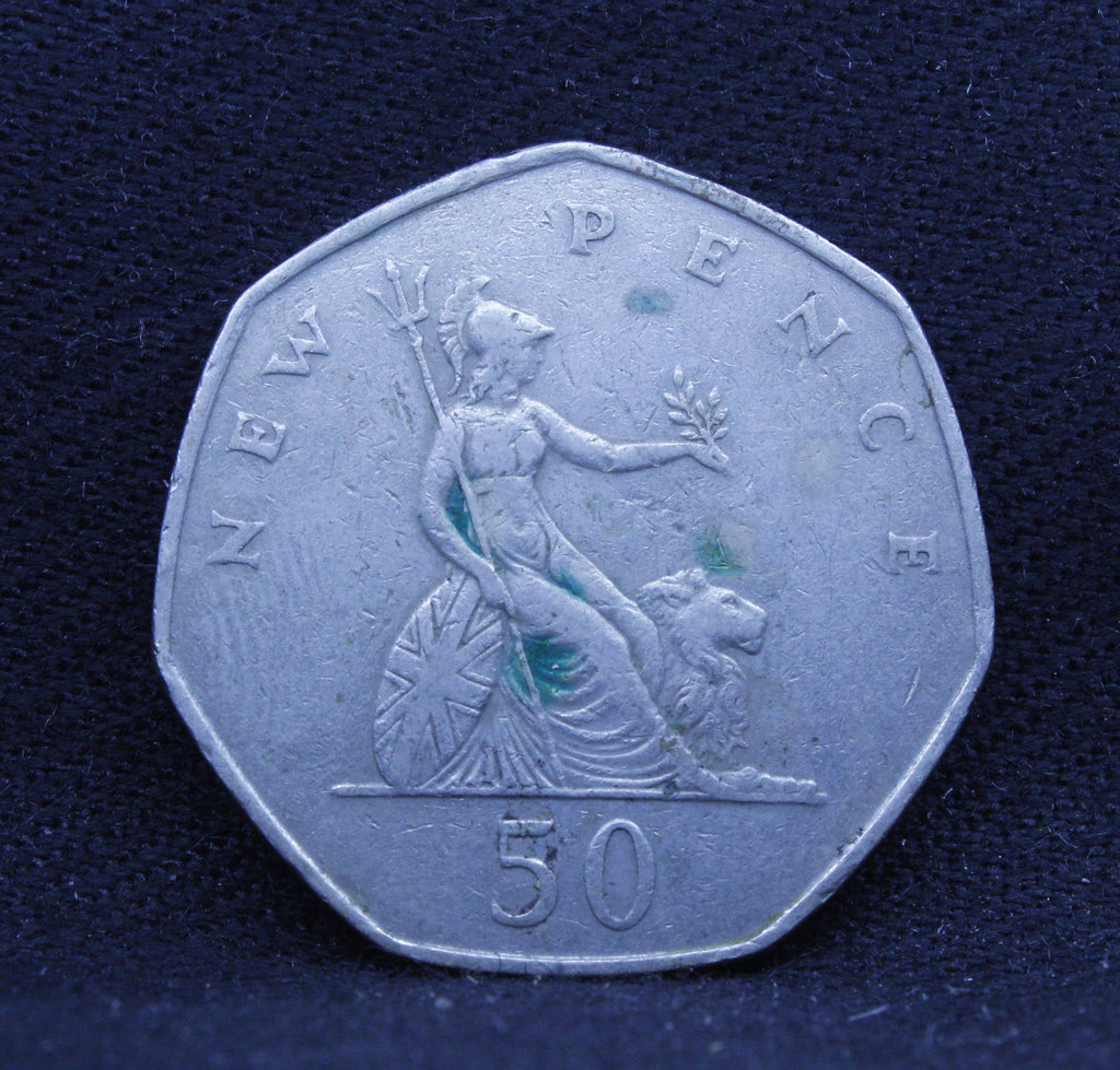 50 - new pence - Elizabeth  - 1969