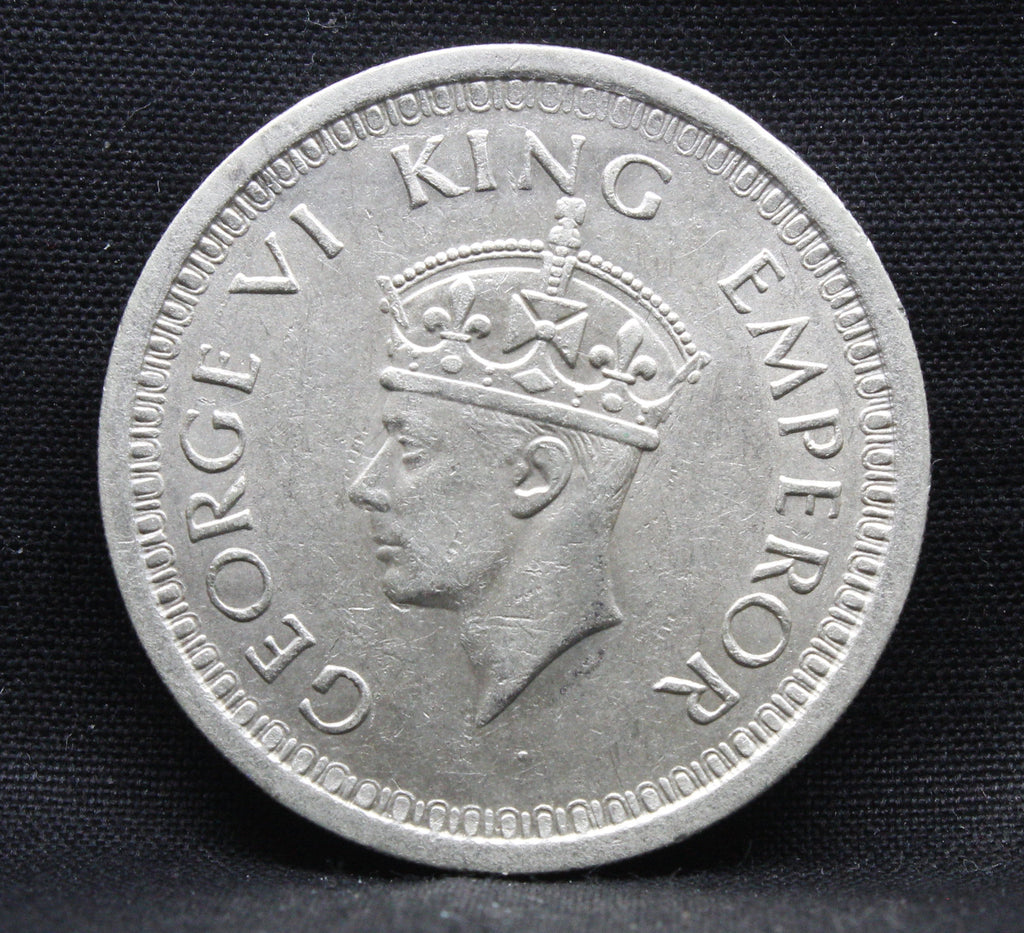 One Rupee 1944 George VI Silver coins