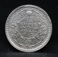 Quarter Rupee 1944 George VI Silver coins