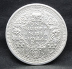 One Rupee 1944 George VI Silver coins