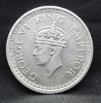 One Rupee 1944 George VI Silver coins
