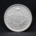 Quarter Rupee 1944 George VI Silver coins