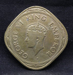 2 Annas 1944 George VI Copper-Nickel coins