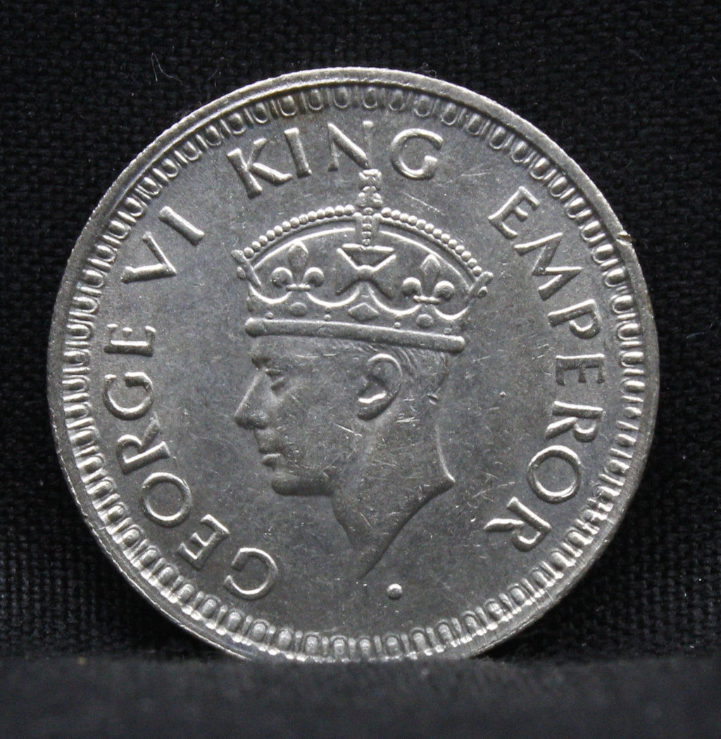 Quarter Rupee 1944 George VI Silver coins