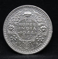 Quarter Rupee 1944 George VI Silver coins