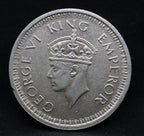 One Rupee 1944 George VI Silver coins