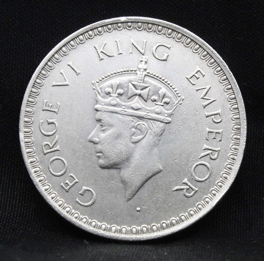 One Rupee 1944 George VI Silver coins