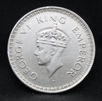 One Rupee 1944 George VI Silver coins