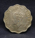 1 Anna 1944 George VI Copper-Nickel coins