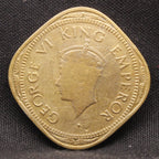 2 Annas 1945 George VI Copper-Nickel coins