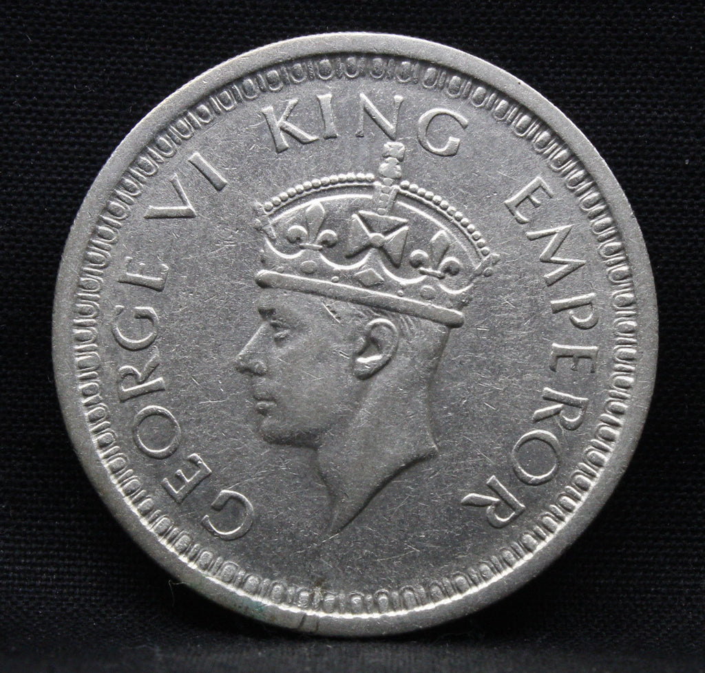 One Rupee 1945 George VI Silver coins