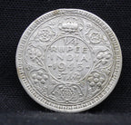 Quarter Rupee 1945 George VI Silver coins