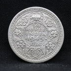Quarter Rupee 1945 George VI Silver coins