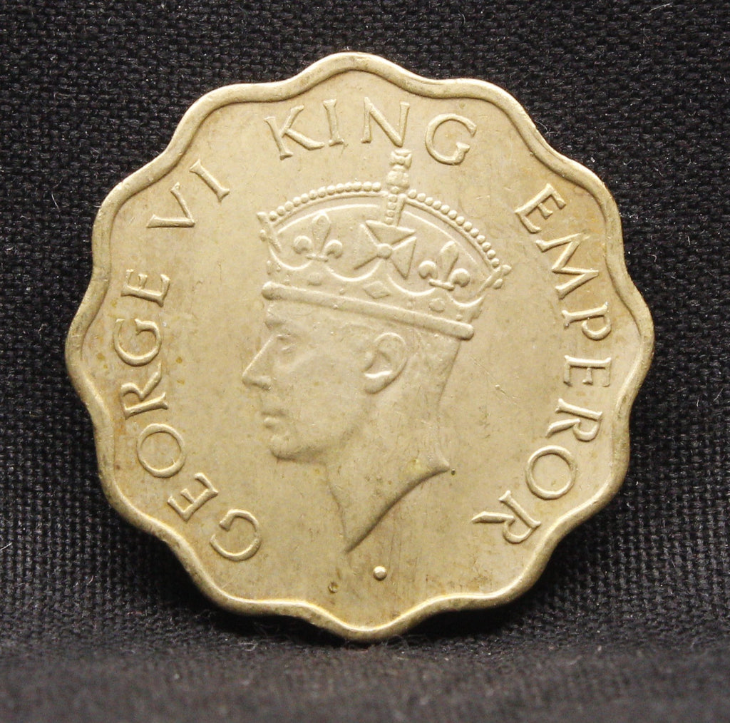 1 Anna 1945 George VI Copper-Nickel coins