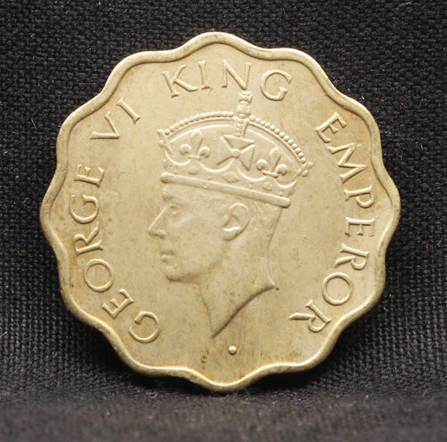 1 Anna 1945 George VI Copper-Nickel coins