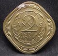 2 Annas 1945 George VI Copper-Nickel coins