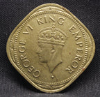 2 Annas 1945 George VI Copper-Nickel coins