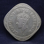 2 Annas 1945 George VI Copper-Nickel coins