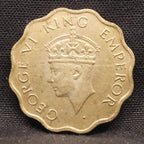 1 Anna 1945 George VI Copper-Nickel coins