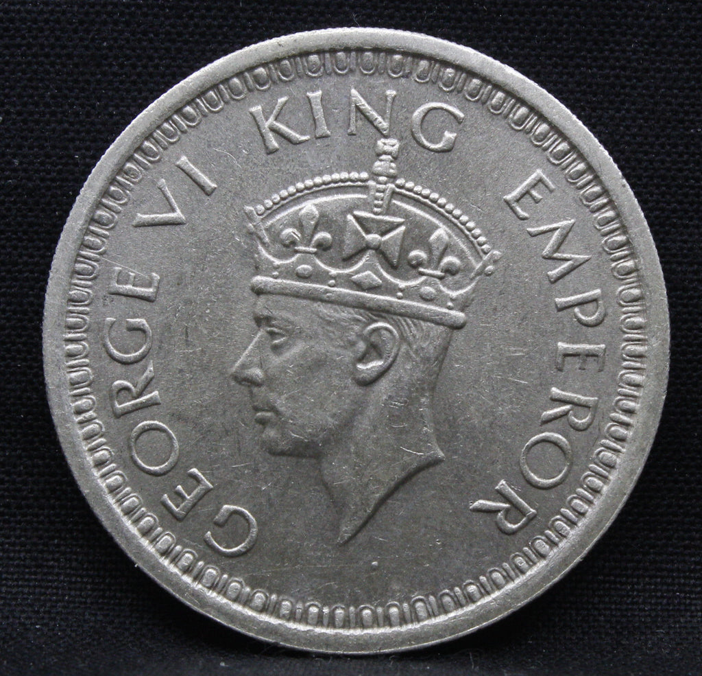 One Rupee 1945 George VI Silver coins