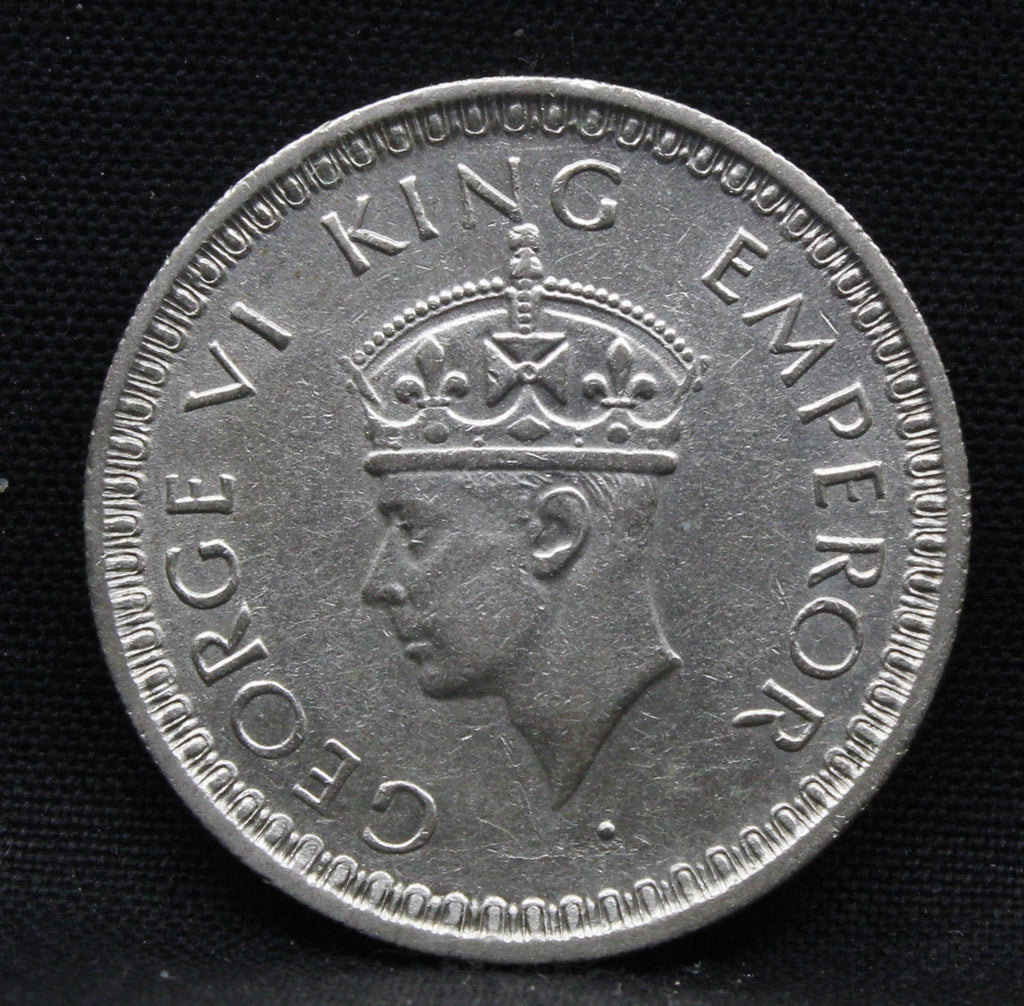 Half Rupee 1945 George VI Silver coins