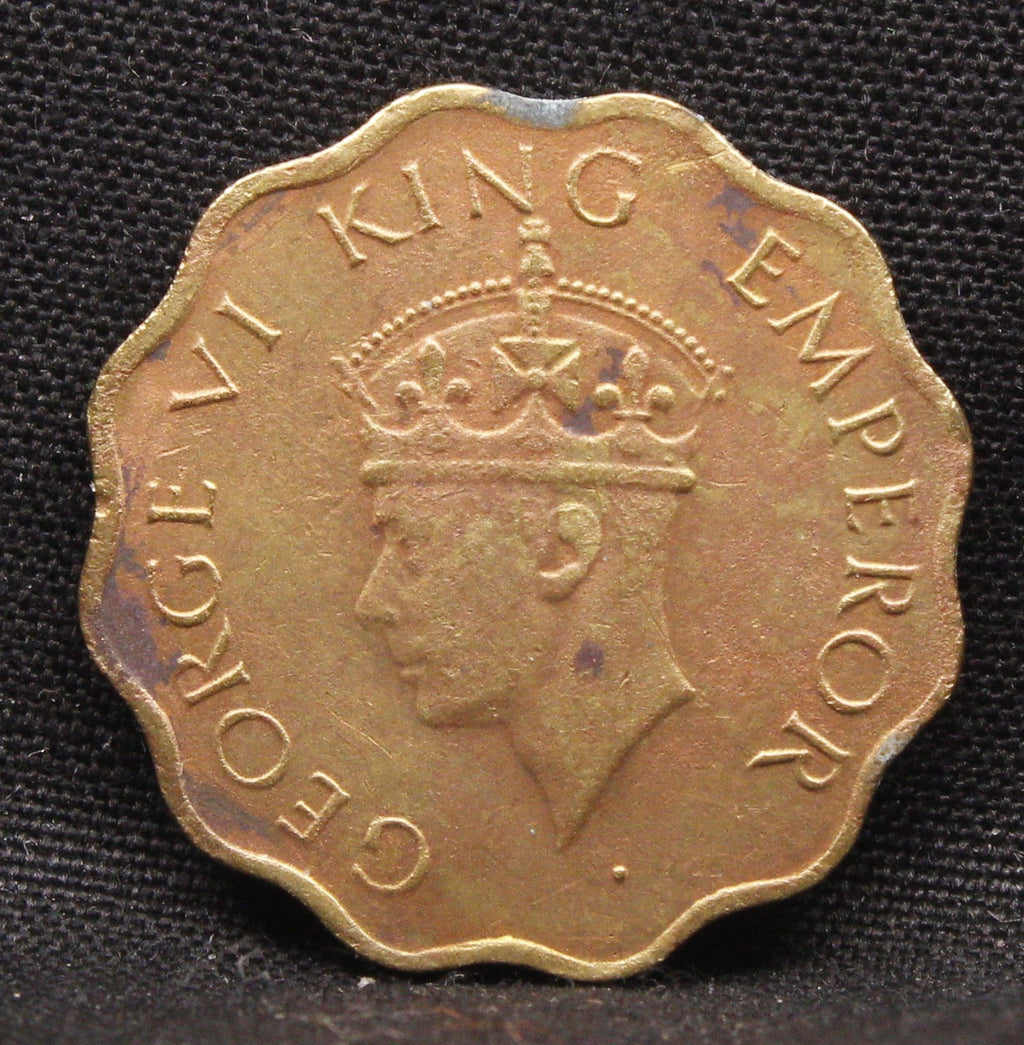 1 Anna 1945 George VI Copper-Nickel coins