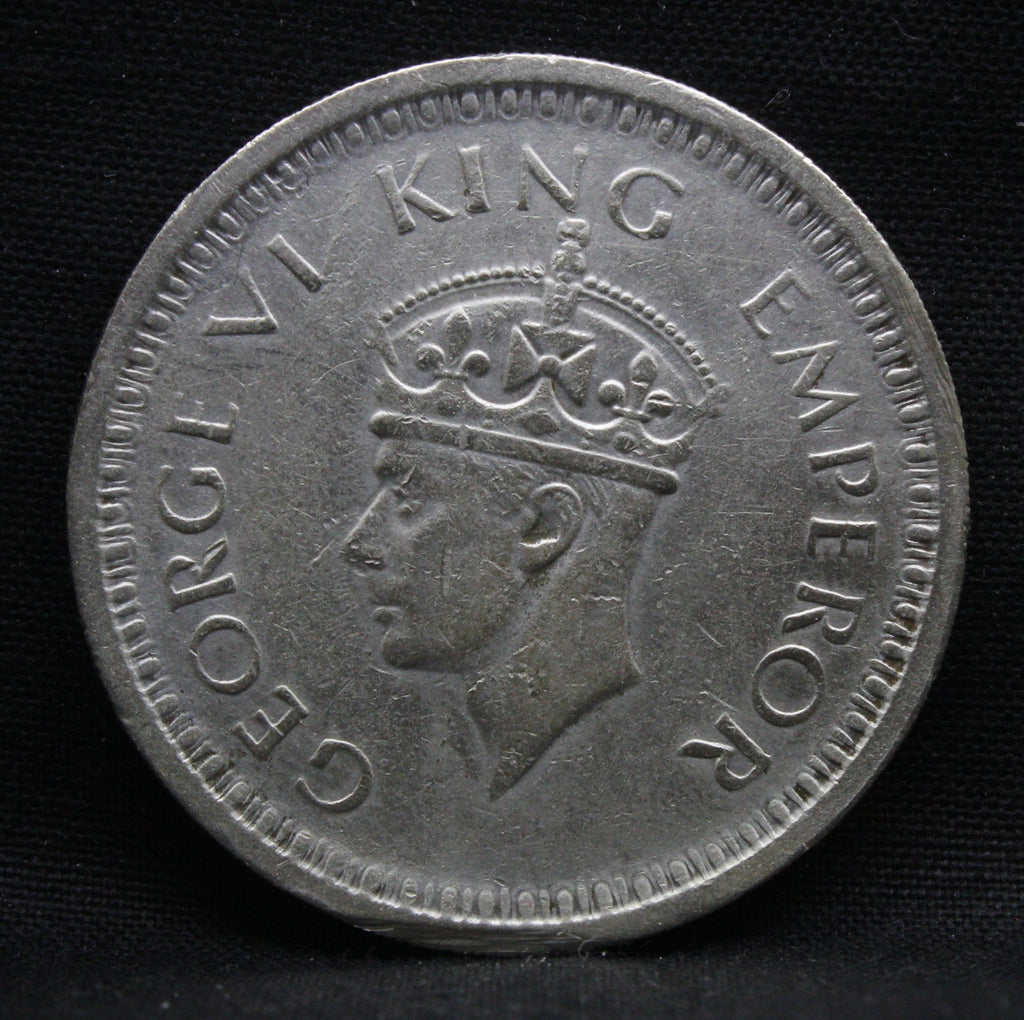 One Rupee 1945 Lahore Mint George VI Silver coins