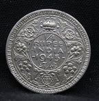Quarter Rupee 1945 George VI Silver coins