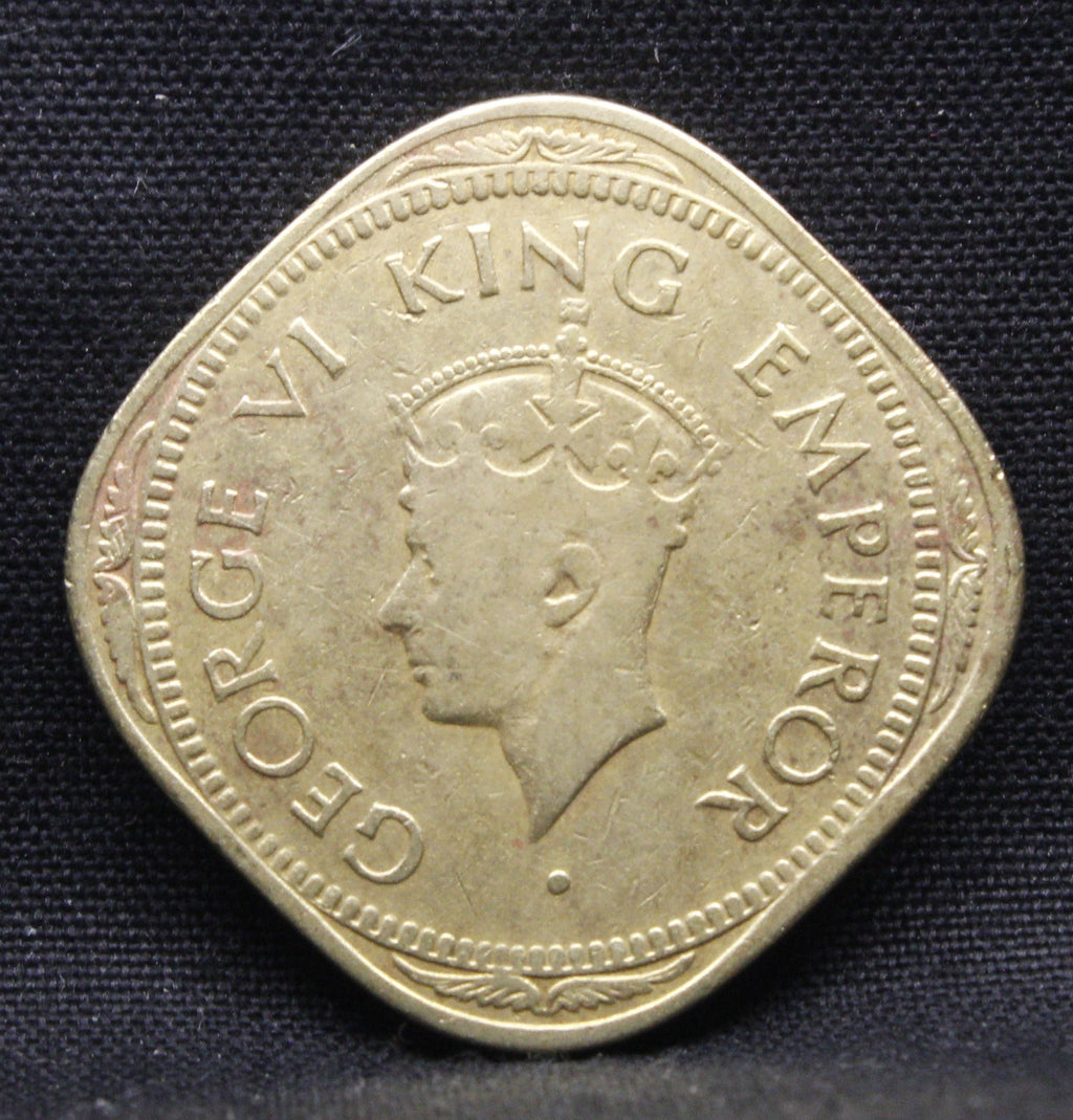 2 Annas 1945 George VI Copper-Nickel coins