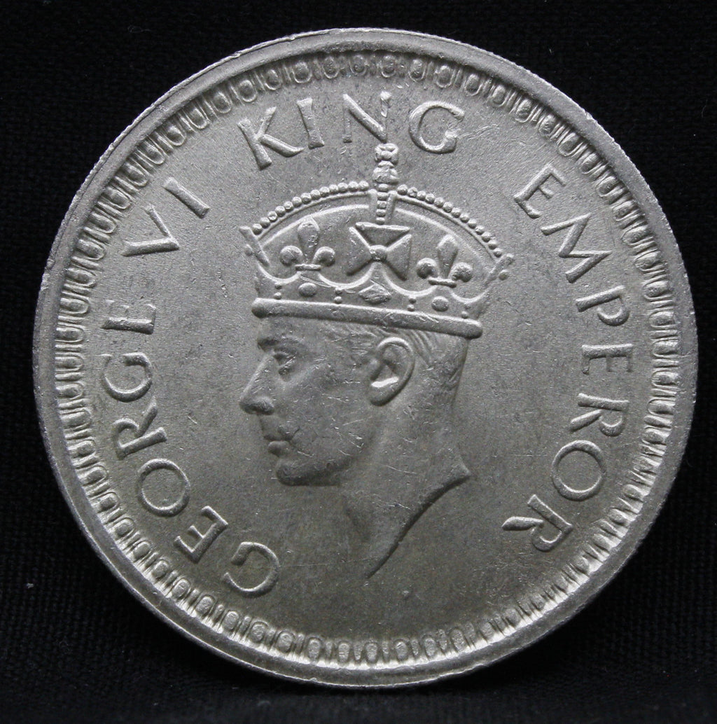 One Rupee 1945 George VI Silver coins
