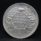 Quarter Rupee 1945 George VI Silver coins