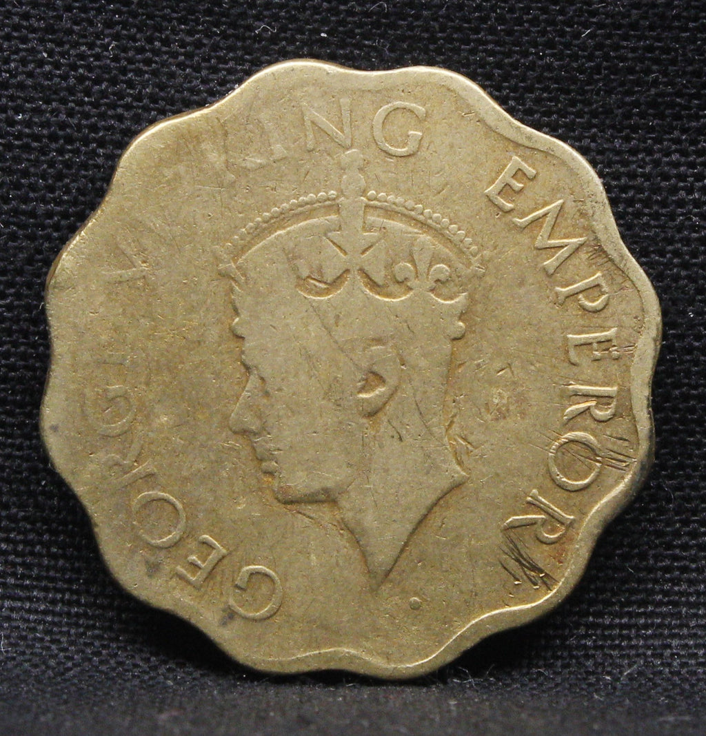 1 Anna 1945 George VI Copper-Nickel coins