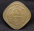 2 Annas 1945 George VI Copper-Nickel coins