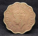 1 Anna 1945 George VI Copper-Nickel coins