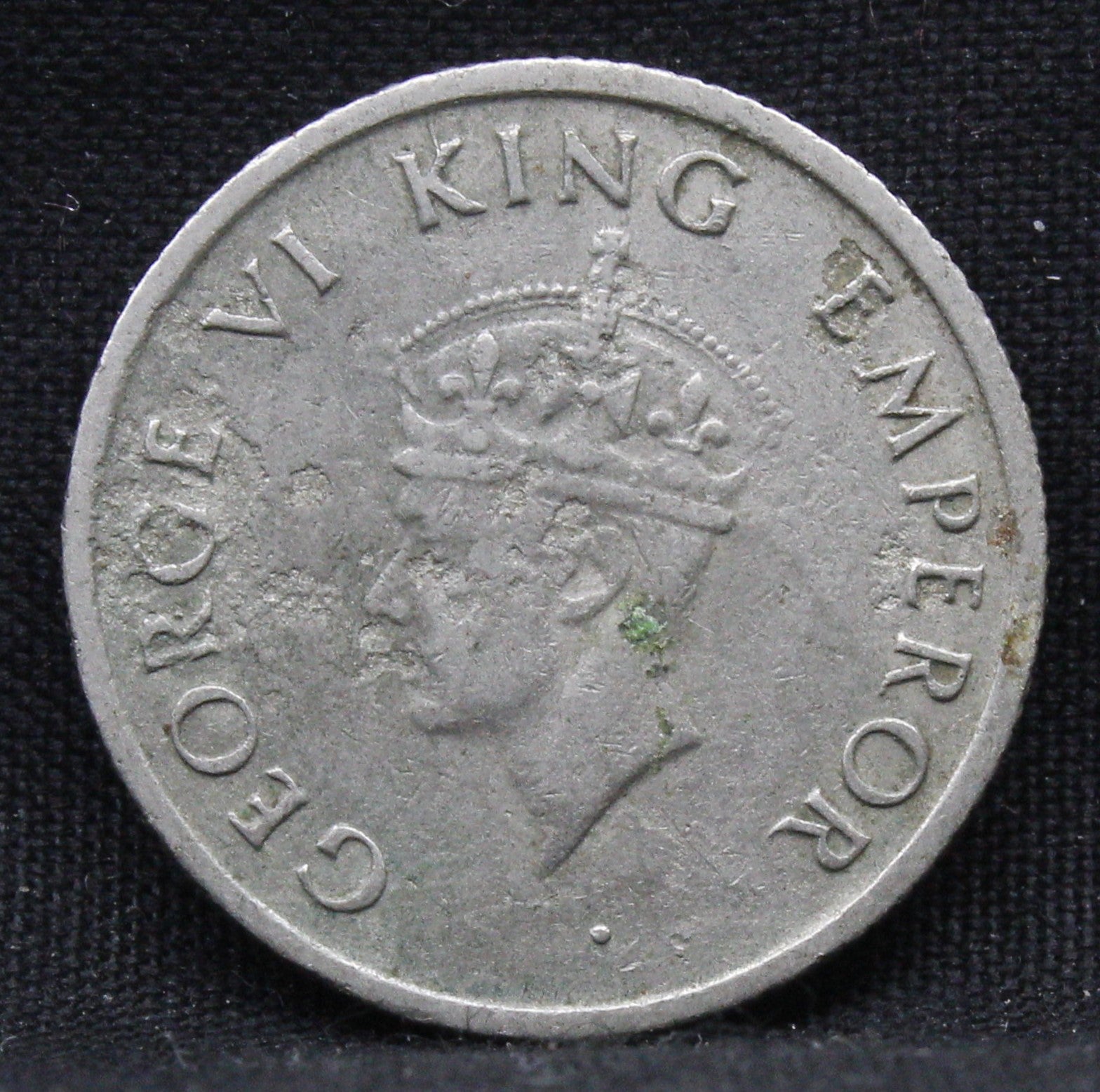 Quarter Rupee 1947 George VI Silver coins