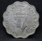 1 Anna 1947 George VI Copper-Nickel coins