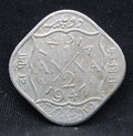 Half Anna 1947 George VI Nickel-Brass coins