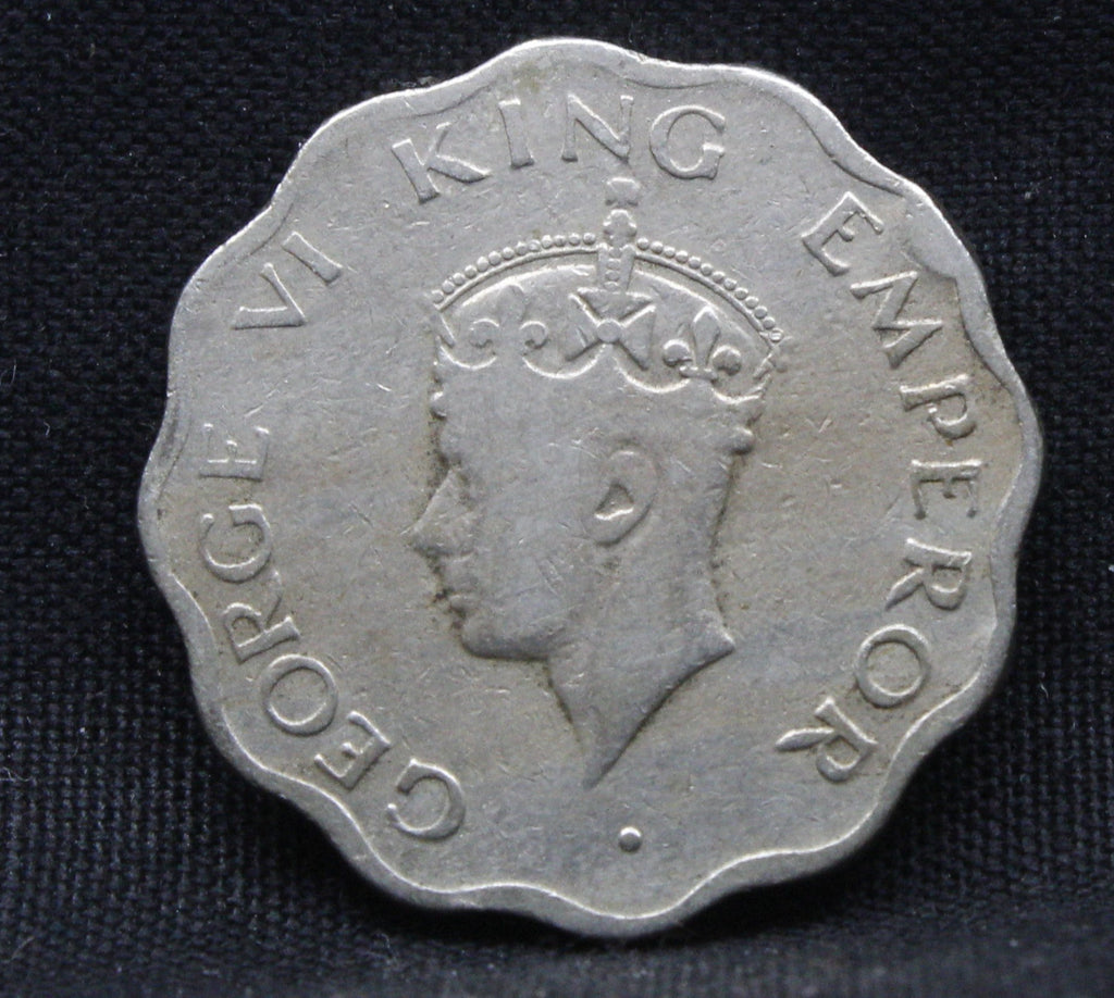 1 Anna 1947 George VI Copper-Nickel coins