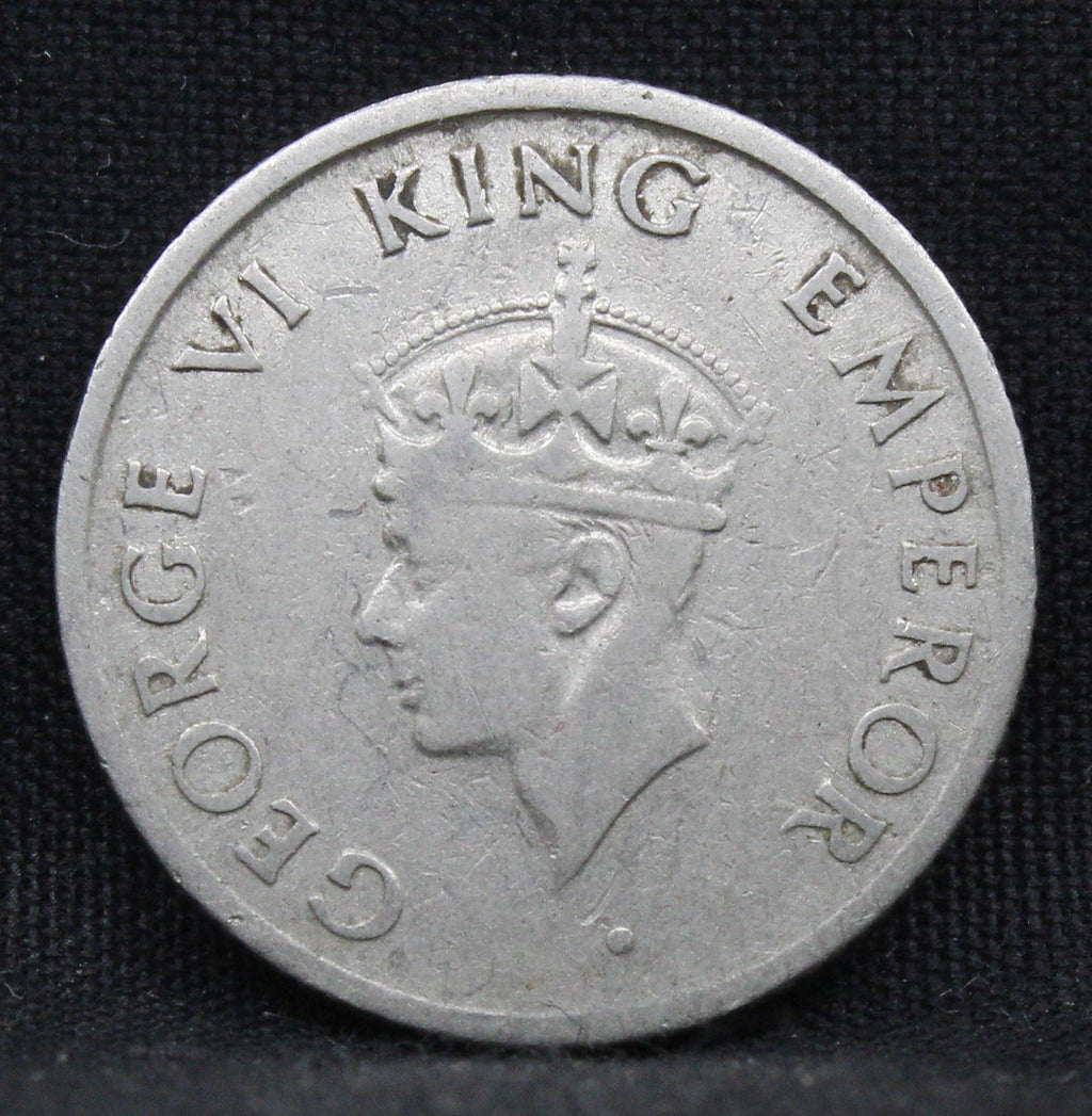Quarter Rupee 1946 George VI Silver coins