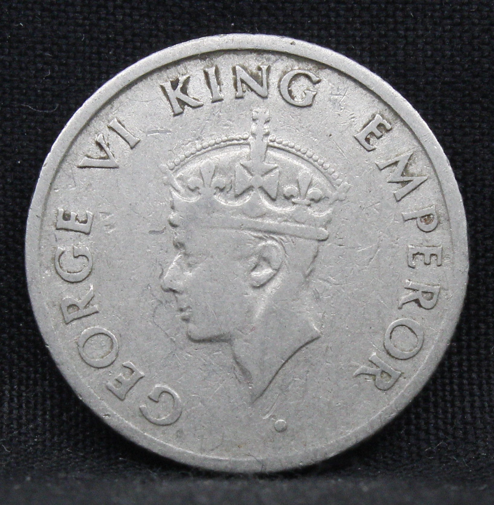 Quarter Rupee 1946 George VI Silver coins