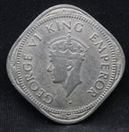 2 Annas 1946 George VI Copper-Nickel coins