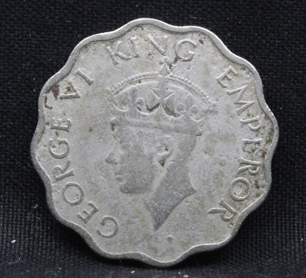 1 Anna 1946 George VI Copper-Nickel coins
