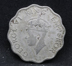 1 Anna 1946 George VI Copper-Nickel coins
