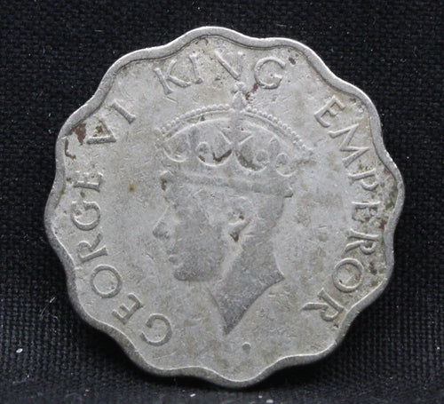 1 Anna 1946 George VI Copper-Nickel coins